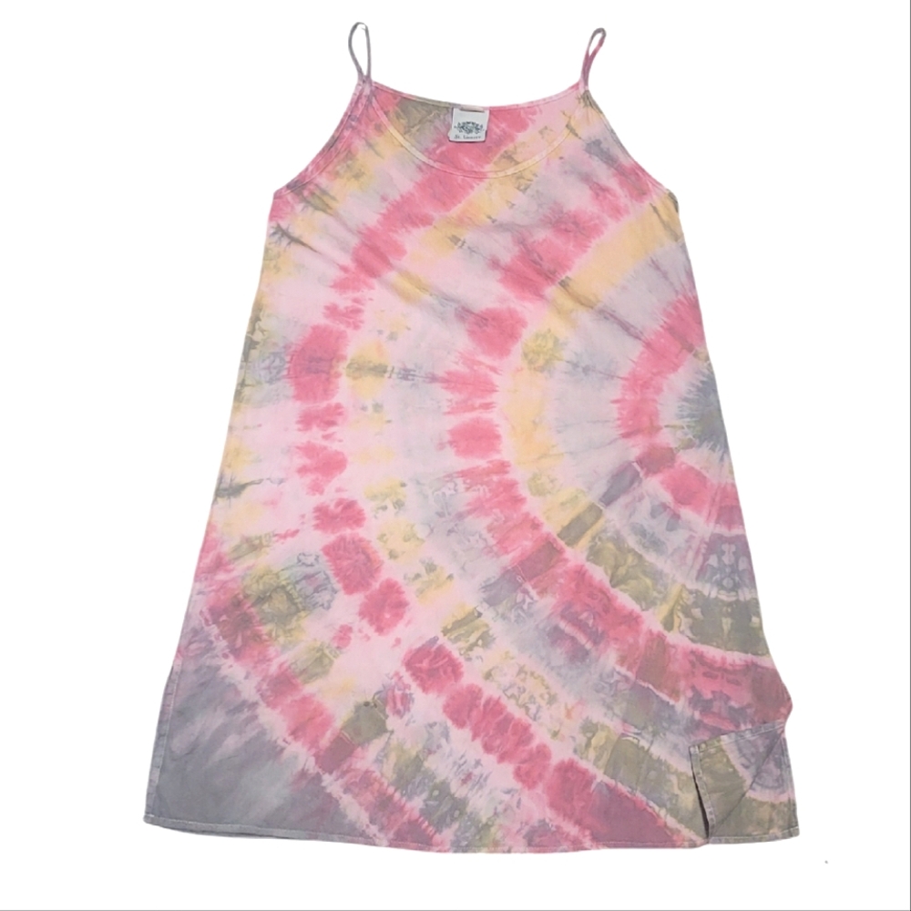 Tie Dye Spaghetti Strap Dress